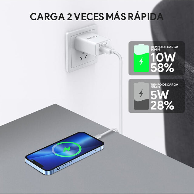 1HORA Combo cargador IP 2.0A-GAR088