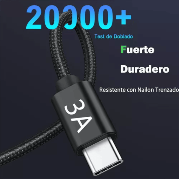 1HORA Cable TIPO C 3A (2 METROS)- CAB267