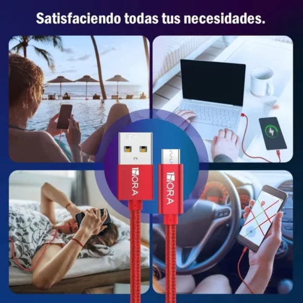 1HORA Cable TIPO C 2.4A (1 METRO) - CAB249