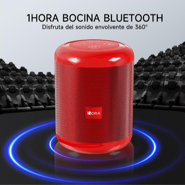 1HORA Bocina bluetooth Portátil - BOC062