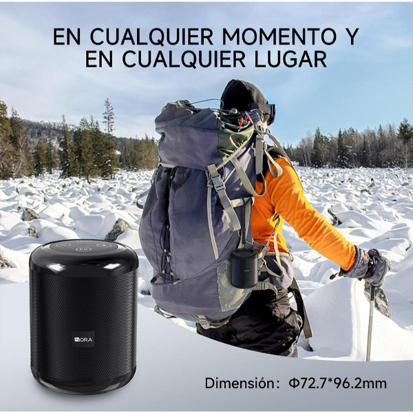 1HORA Bocina bluetooth Portátil - BOC062