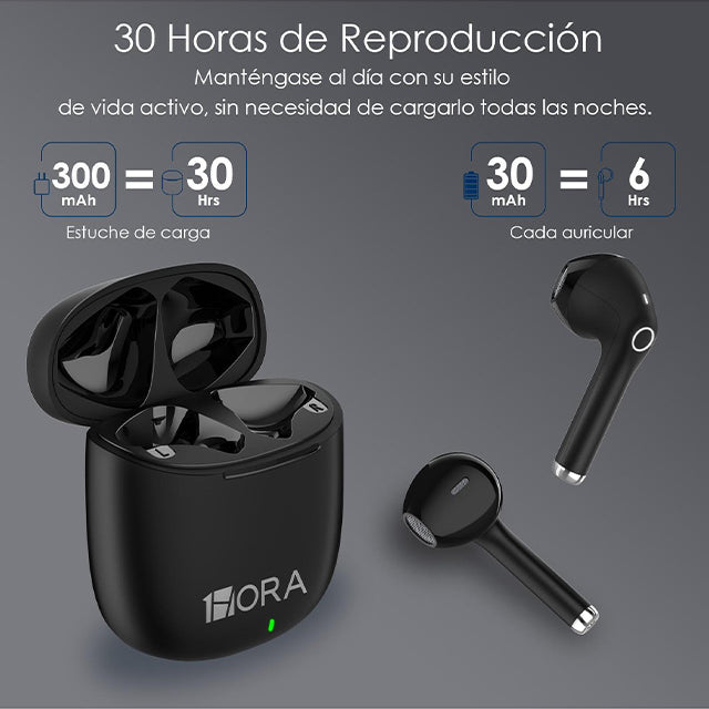 1HORA Audífonos inalámbricos-AUT201