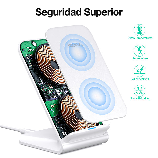 1HORA Cargador inalámbrico 15W-GAR157