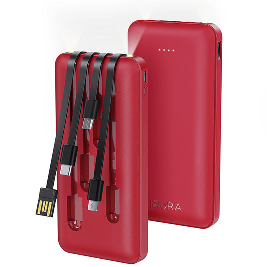 1HORA Power bank con cables 4-1 20000mAh-GAR159