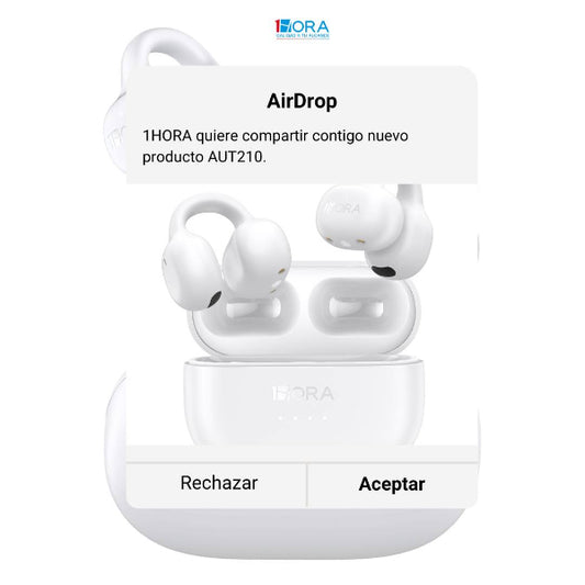1HORA Audifonos Inalambricos Clip-ear AUT210