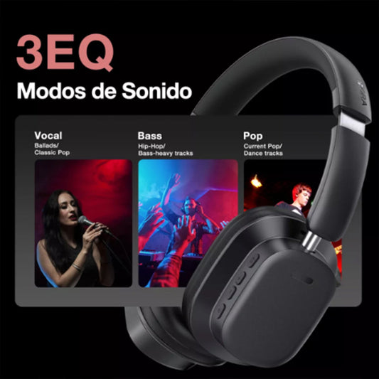 1HORA Audífonos Inalámbricos On-ear Bluetooth 5.3 AUT250
