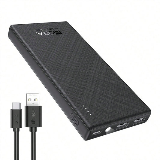 1HORA Batería Portátil Powerbank10000 mah incluye luz led GAR263