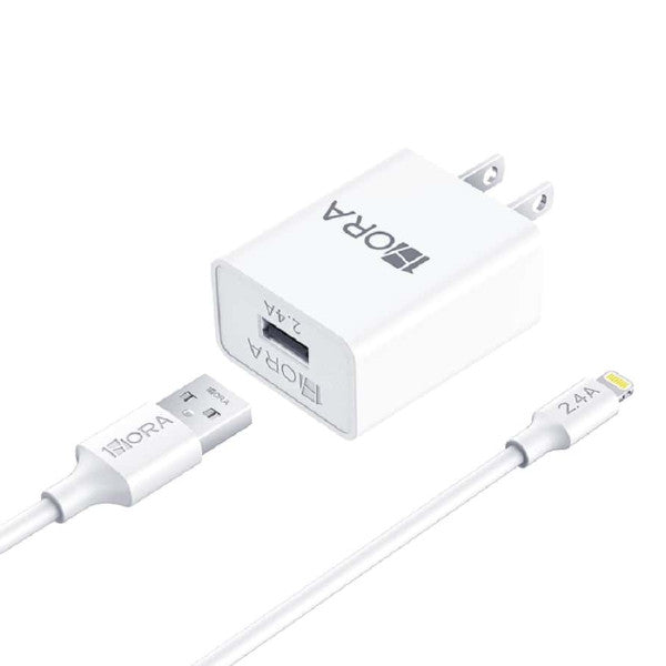 1HORA Cargador iPhone 12W adaptador iOS iPad GAR143