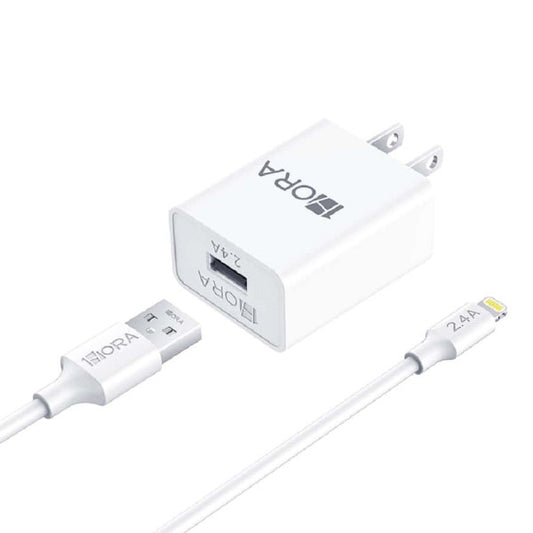 1HORA Cargador iPhone 12W adaptador iOS iPad GAR143