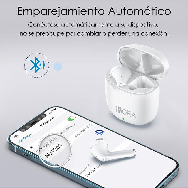 1HORA Audífonos inalámbricos-AUT201