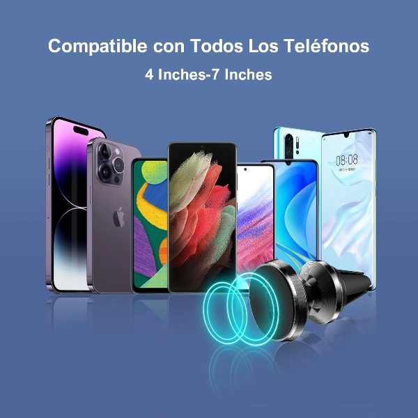 1HORA Soporte magnético de aluminio para celular - PJ033