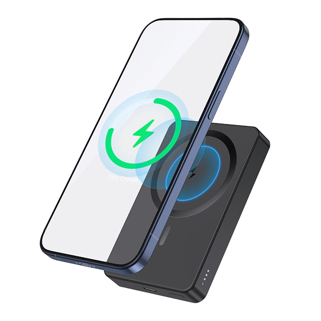 1HORA Batería Portátil Magnético Inalámbrico Con cable USB-C 5000mAh GAR276