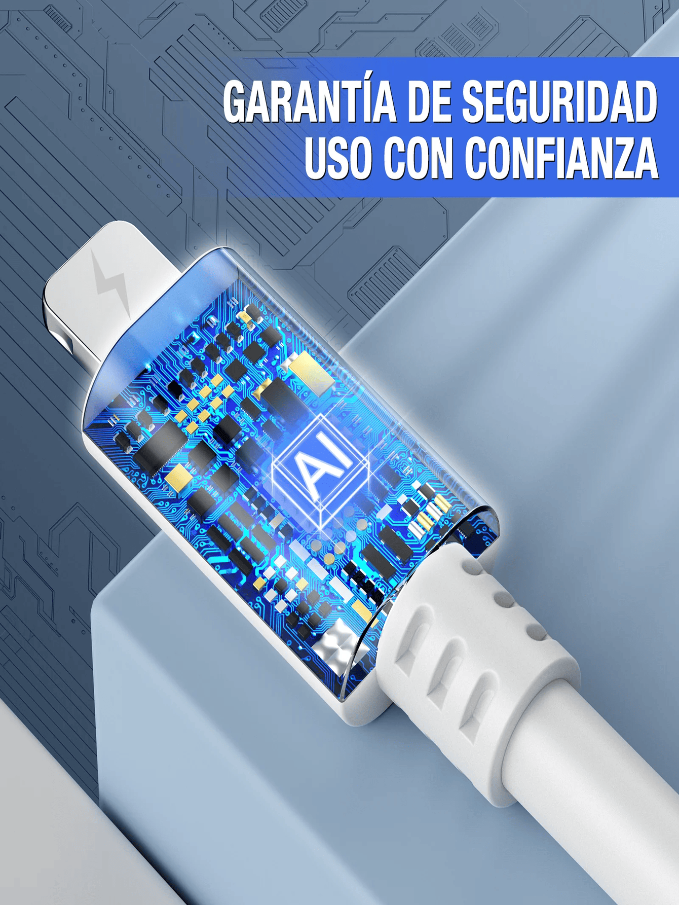 1HORA Cable IP 2.0A (1.5 METROS) - CAB075-B