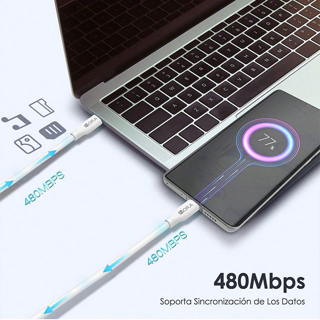 1HORA Turbo cargador PD tipo C a C 20W GAR153