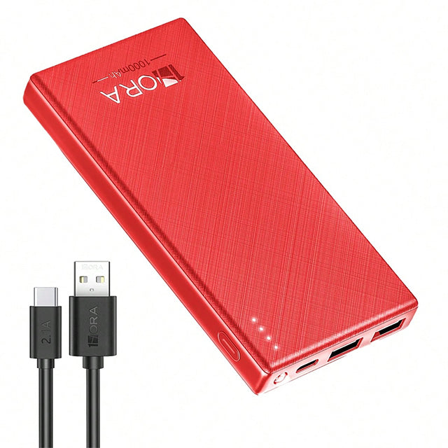 1HORA Batería Portátil Powerbank10000 mah incluye luz led GAR263