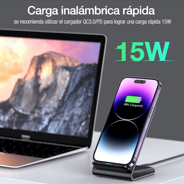 1HORA Cargador inalámbrico 15W-GAR157