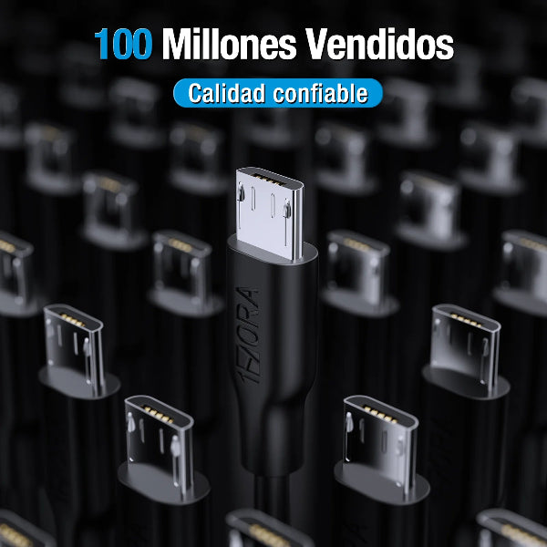 1HORA Cable V8 2.1A (2 METROS) - CAB245