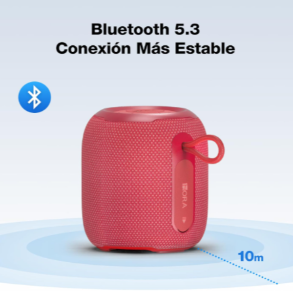 1HORA Bluetooth 5.3, 5W Mini Bocina Portatil con Función Radio BOC243