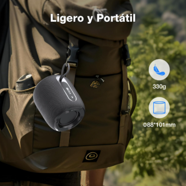 1HORA Bluetooth 5.3, 5W Mini Bocina Portatil con Función Radio BOC243