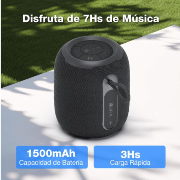 1HORA Bluetooth 5.3, 5W Mini Bocina Portatil con Función Radio BOC243