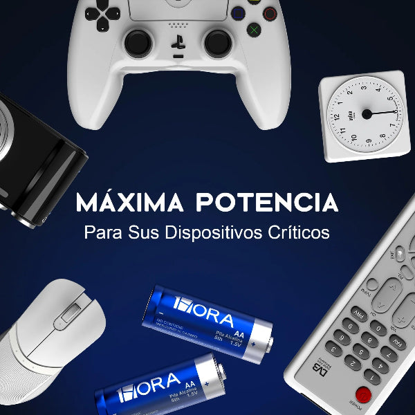 1HORA Paquete de 4 pilas alcalinas AA - GAR136