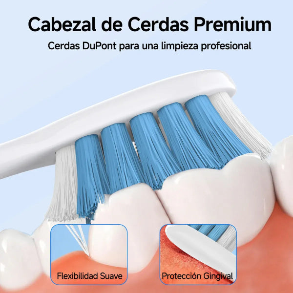 1HORA Cepillo de Dientes Eléctrico Recargable con Temporizador Inteligente CEP001