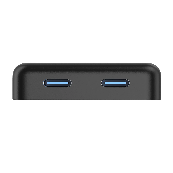 1HORA Cargador rápido de 2 puertos GaN 65W con cable tipo C GAR323